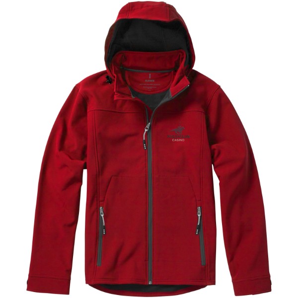 Langley men's softshell jacket - Red / M