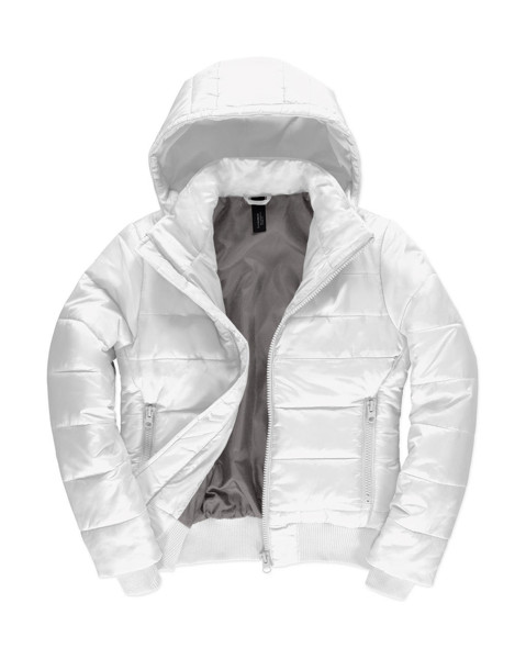 Superhood / Women Jacket - White / Warm Grey / L