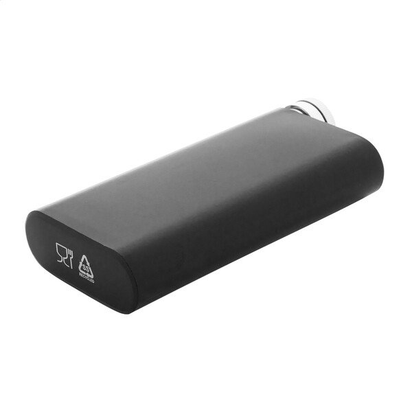 Újrahasznosított Rozsdamentes Acél Flaska Cabot - Black