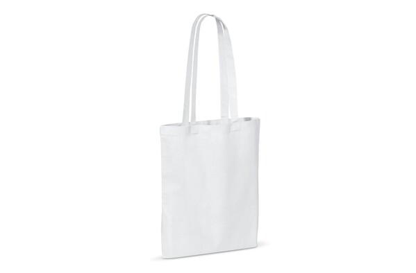 Sac à bandoulière coton OEKO-TEX® 140g/m² 38x42cm - Blanc
