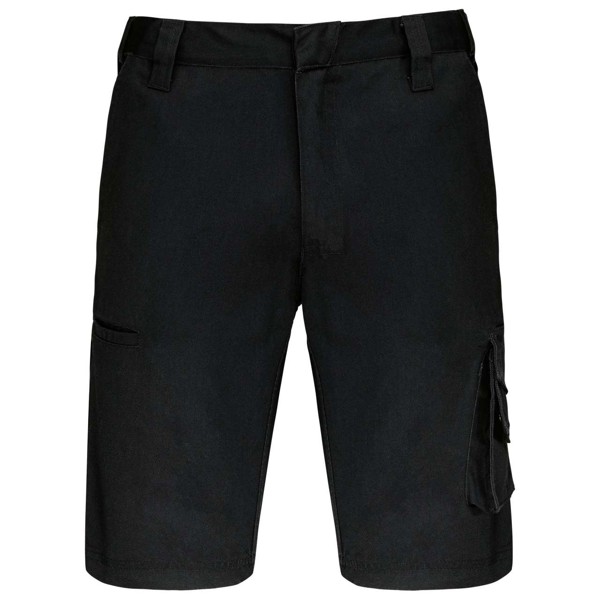 Multipocket Workwear Bermuda Shorts - Black / 52