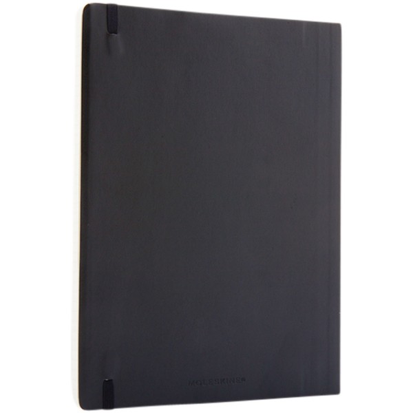 Moleskine Classic XL soft cover notebook - ruled - Solid Black