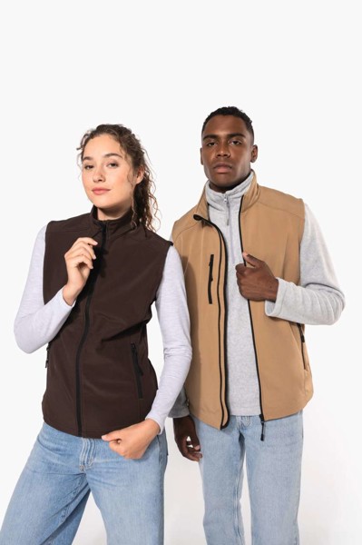 Ladies' Softshell Bodywarmer - White / XL