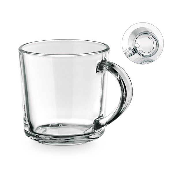 SOFFY. Mug en verre 230 ml