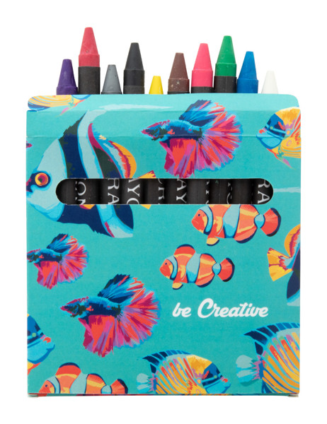Custom 12 Pc Crayon Set Craxon 12