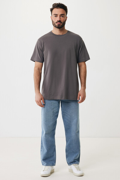 Iqoniq Kakadu relaxed recycled cotton t-shirt - Anthracite / XXL