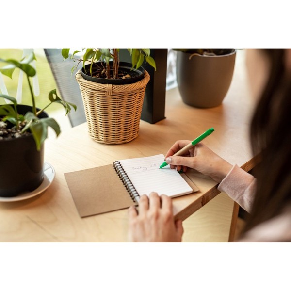 Notebook A6 with ball pen | Sidney - red