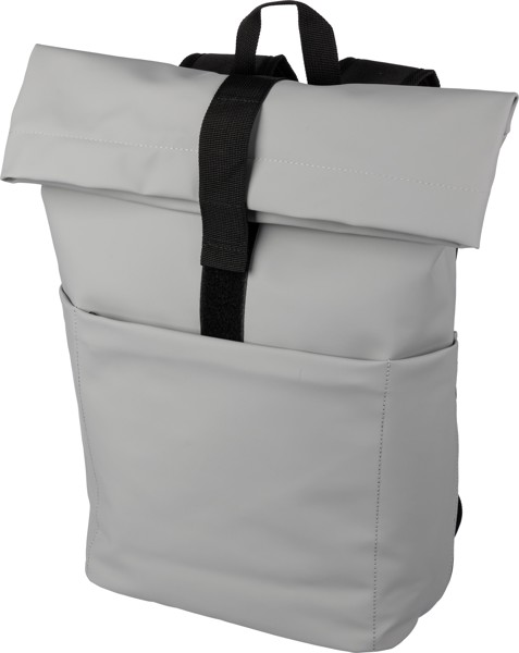 Mochila de couro PU Senta - Grey