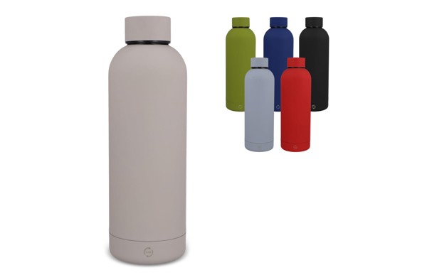Thermo bottle Alchemy soft touch 500ml - Grey