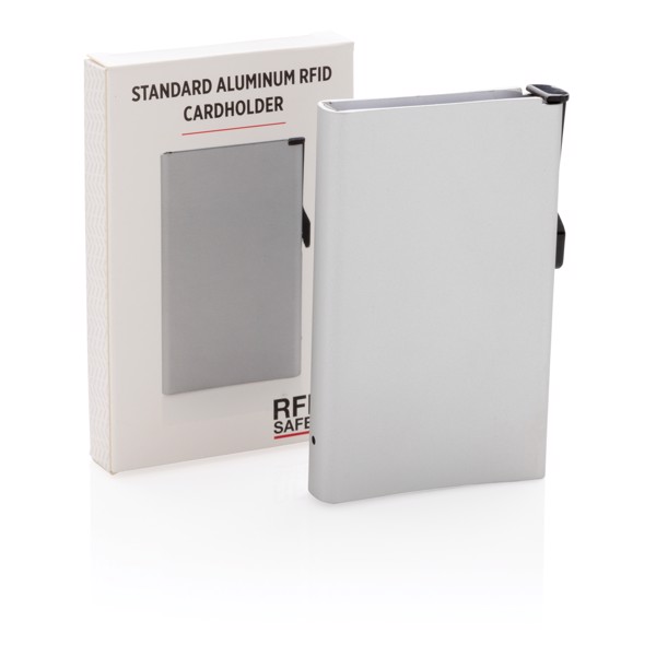 Standard aluminium RFID cardholder - Silver