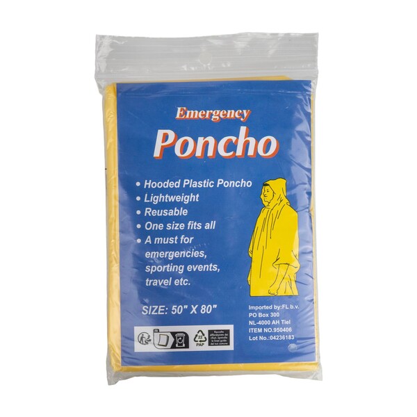 Rain poncho Pablo - yellow