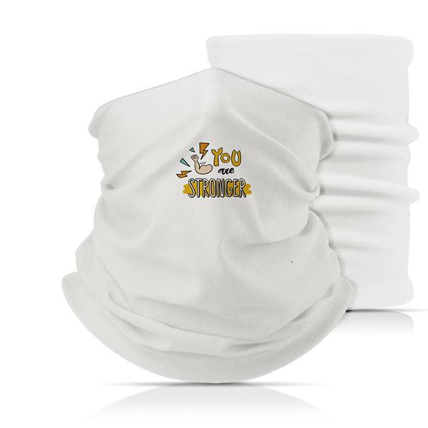 Bandana Tubular Poliéster E Elastano - Branco