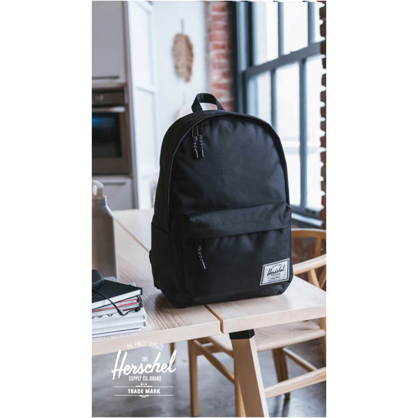 Herschel Classic™ recycled laptop rygsæk 26 l - Ensfarvet sort