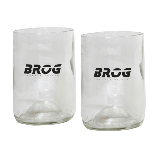 Rebottled® Tumbler 2-pack verres - Translucide