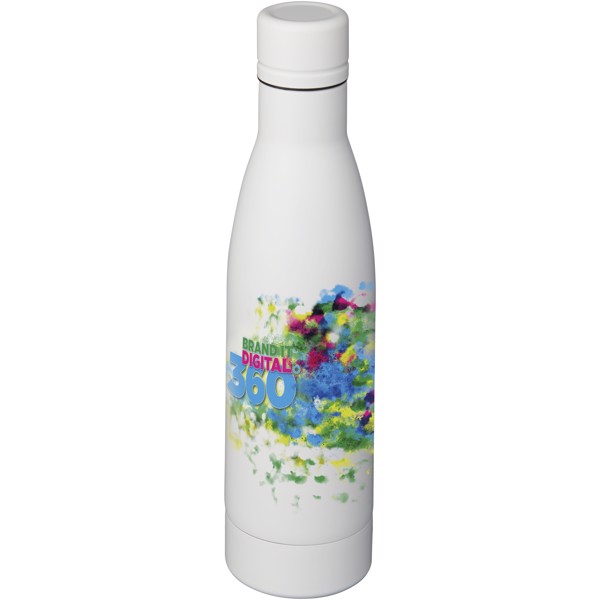 Bouteille isotherme Vasa sous vide avec couche de cuivre de 500 ml - Blanc