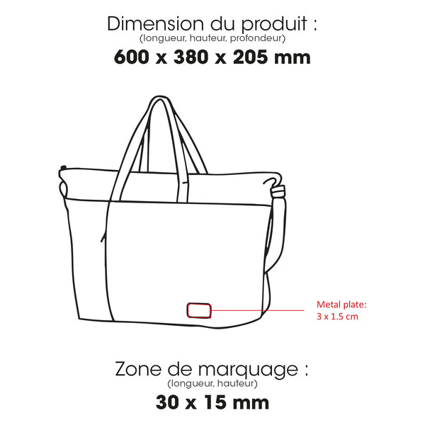 ZENITH - BND938 - sac de sport, de shopping et de week-end Waste2Gear 30 L