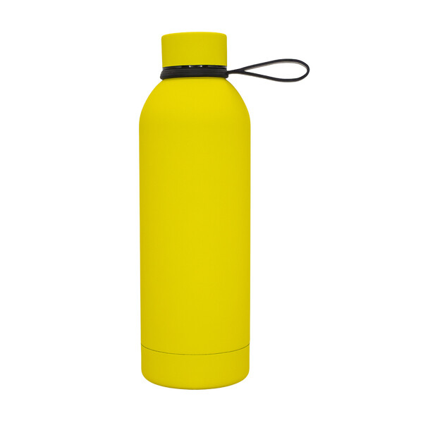 500 ml Mendoza Duo thermal bottle with handle - Yellow