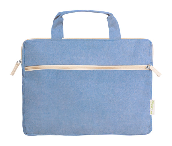 Cotton Document Bag Padra - Blue