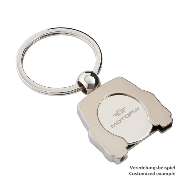 Key Ring DRIVE IN - matt-silver finish
