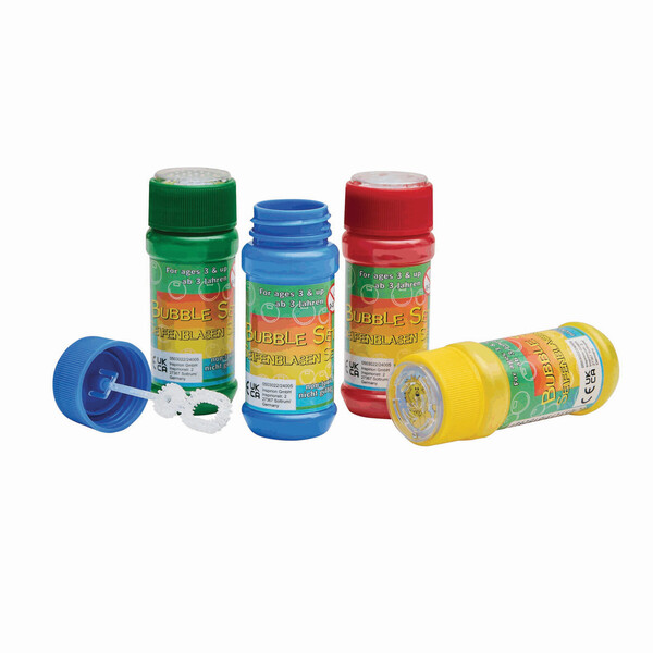 Soap bubbles, 4 colours assorted, price per piece AIR BUBBLE