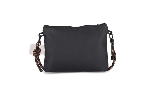 Pochette compacte avec sangle en paracorde pour une portabilité facile - Noir