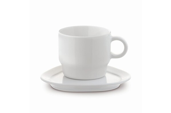 Cup & saucer triangle Satellite 180ml