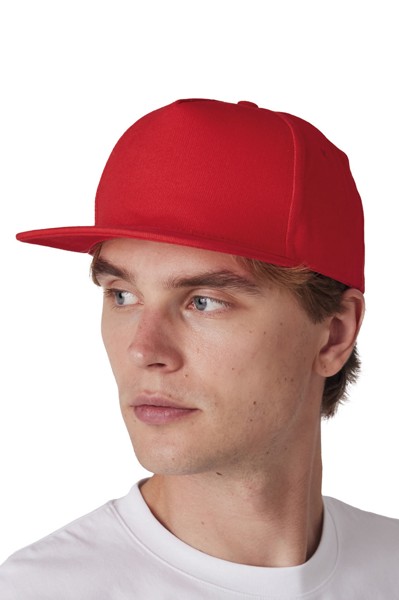 Snapback Cap - 5 Panels - White