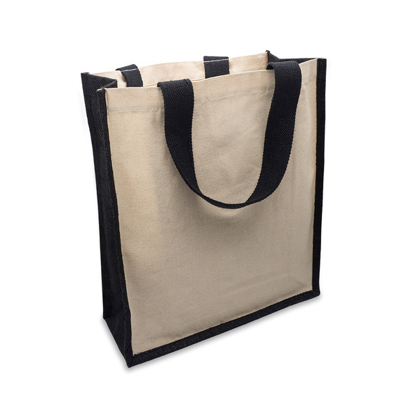 Fibra cotton bag with jute