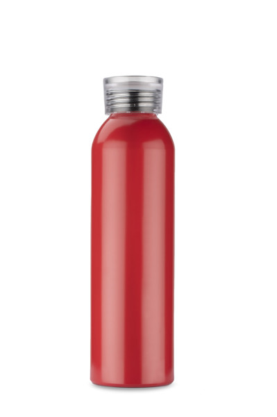 Aluminum bottle ALLUMI 650 ml - red