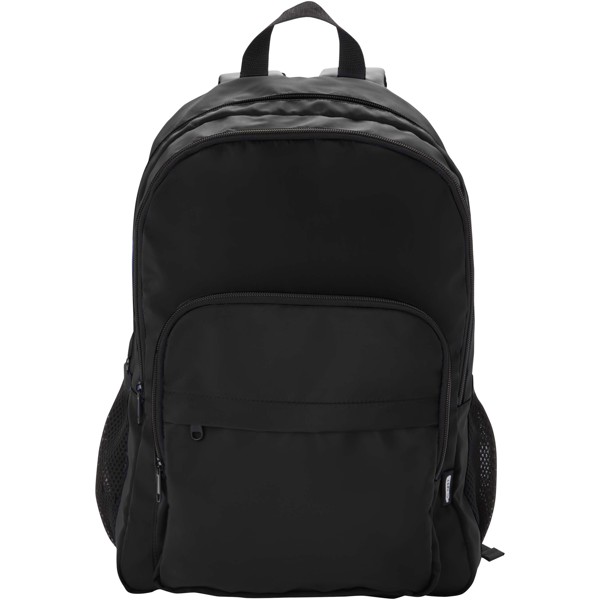 Trend Plus 15" Laptop-Rucksack aus recyceltem GRS-Material 20 L - schwarz