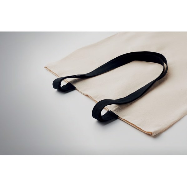 140 gr/m² Cotton shopping bag Zevra - Black