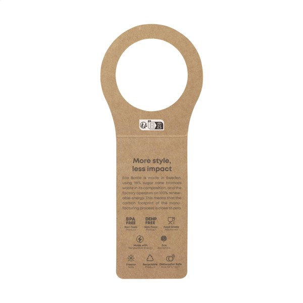 EcoBottle 650 ml d'origine végétale - fabriquée en EU - Blanc