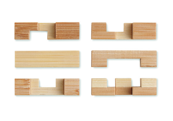 Bamboo brain teaser puzzle Squarenats
