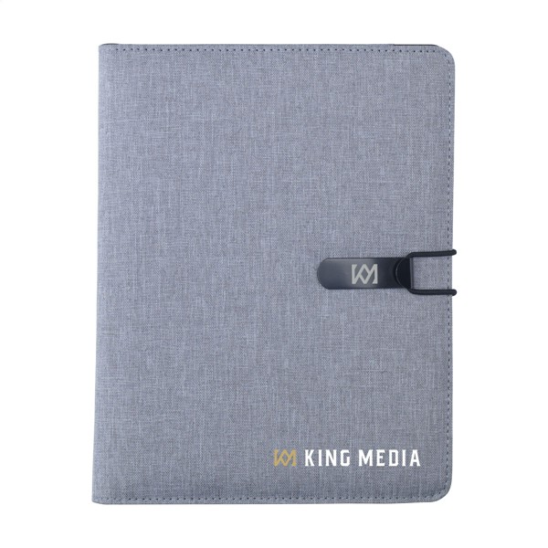 Quest Portfolio RCS RPET A5 document folder - Grey