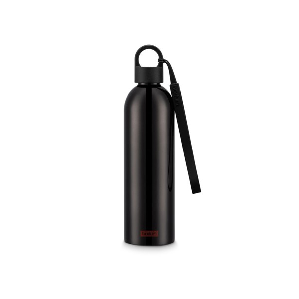 MELIOR STEEL. Garrafa de água com parede dupla 500 ml - Preto