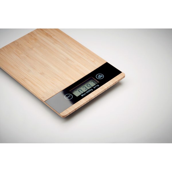 MB - Bamboo digital kitchen scales Precise