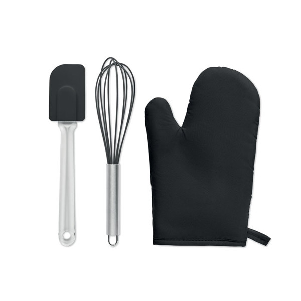 Baking utensils set Dateki - Black