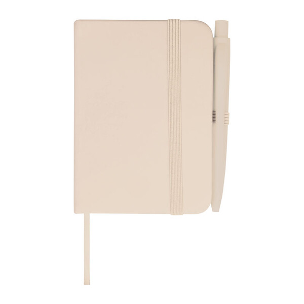 A7 Notebook with Ballpoint Pen San Antonio - Beige