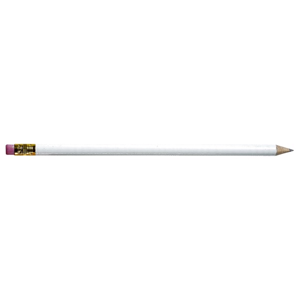 Bleistift "White" Mit Radiergummi