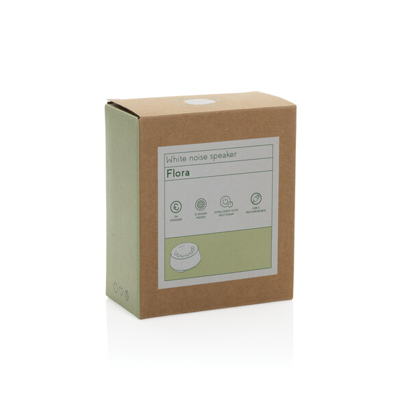 Flora RCS recycled plastic white noise speaker