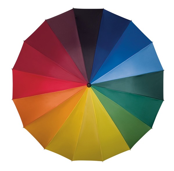 FALCONETTI - couleurs de larc-en-ciel parapluie - Manuel - Impermable au vent -  125 cm - Multi couleur