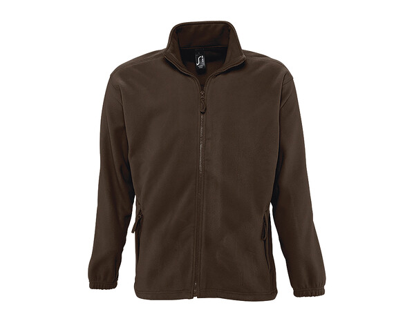 Casaco Polar com Fecho para Homem 300gr - Castanho Chocolate