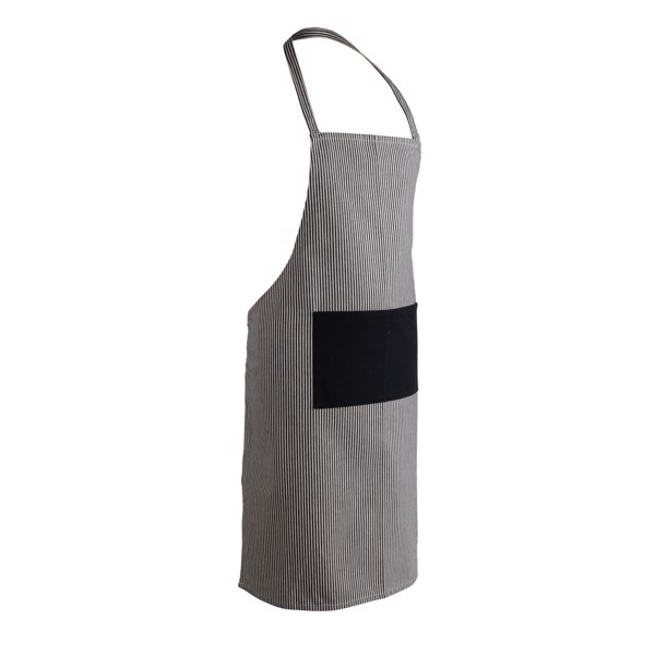 Ukiyo deluxe apron recycled cotton, 280gr - Black