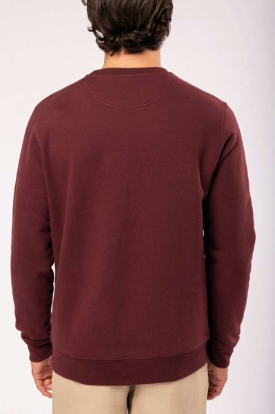 Eco-Friendly Unisex Round Neck Sweatshirt - Peacock Blue / 2XL