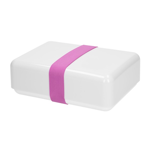 Lunch Box "Match" - White / Pink