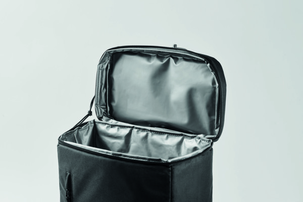 Cooler backpack in 600D RPET Mafrio - Black