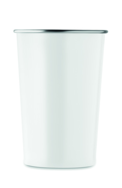 Tazza in acciaio inox riciclato Fjard - Bianco