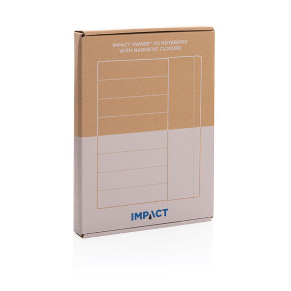 Xd Xclusive A5 notebook, magnetic closure, rPET cover - Navy