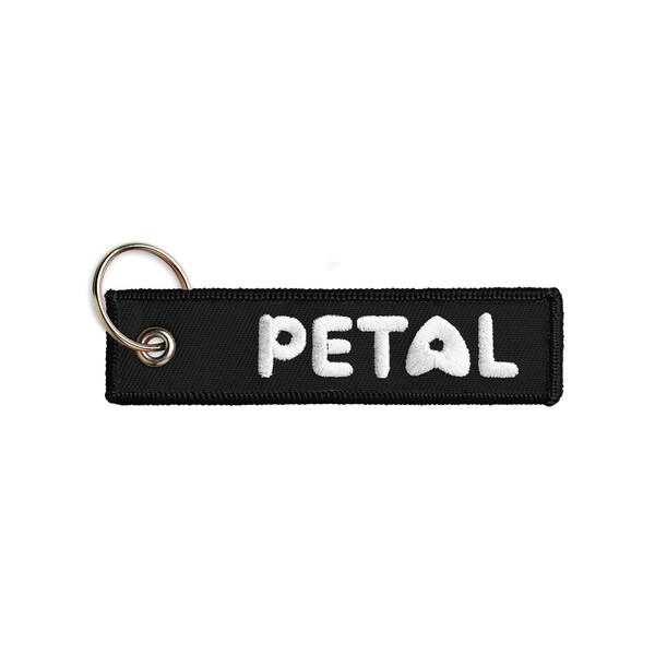 Porte-clés brodé - Noir