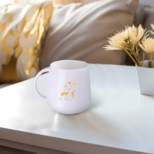 Skodelica iz porcelana, višina 91 mm, premer 73 mm